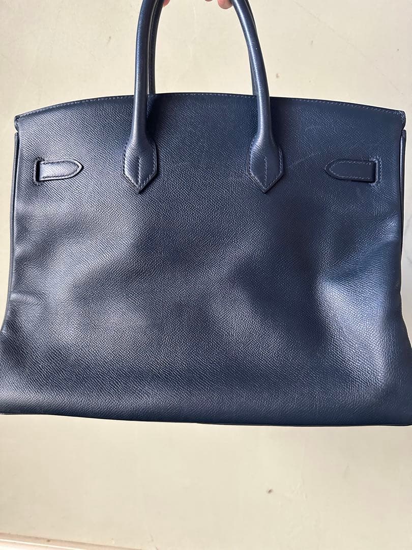 エルメス　バーキン35 ネイビー　ゴールド金具