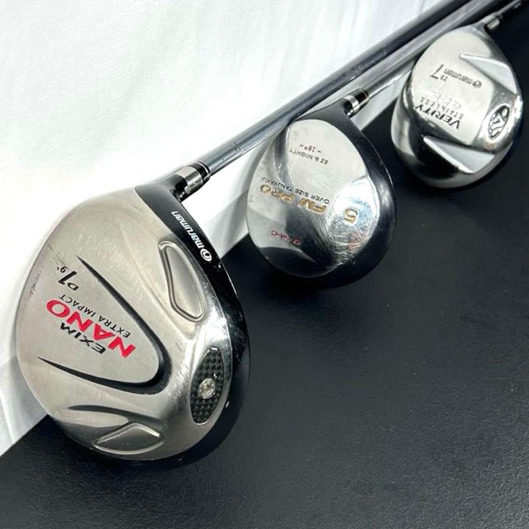 本格派 メンズゴルフクラブ 13本 フルセット ゴルフセット お試し 初心者向け