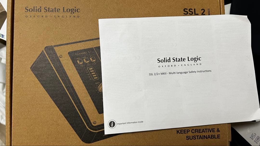 SSL 2 MKii オーディオインターフェイス 【美品・元箱あり】