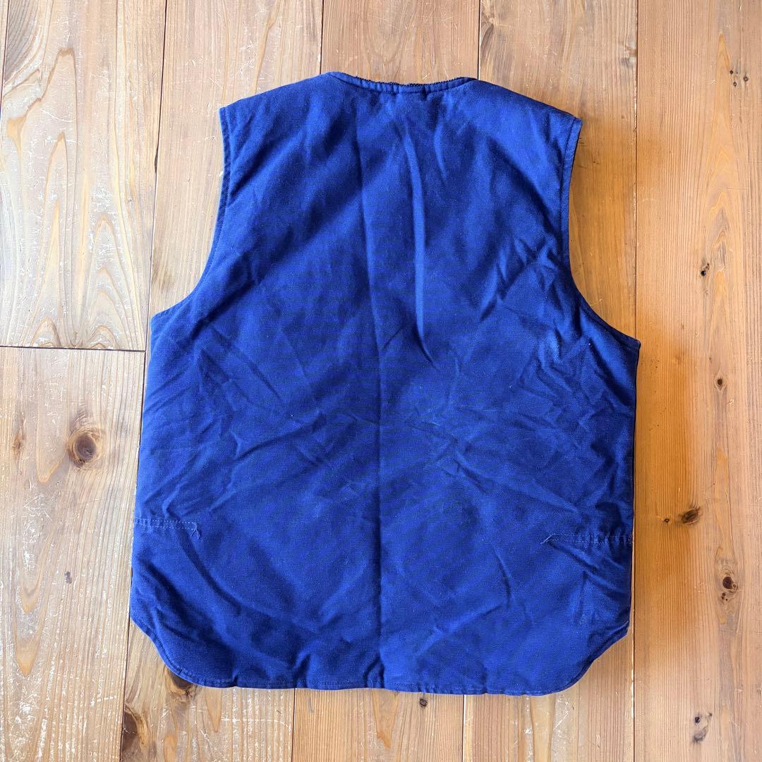 Carhartt カーハート ダックベスト 腰ゴム USA ネイビー