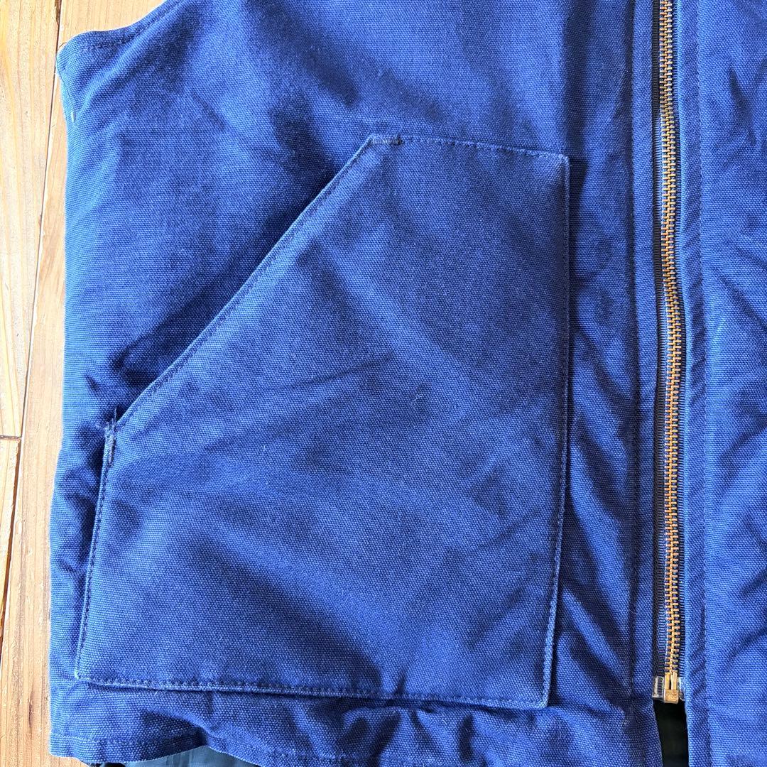 Carhartt カーハート ダックベスト 腰ゴム USA ネイビー