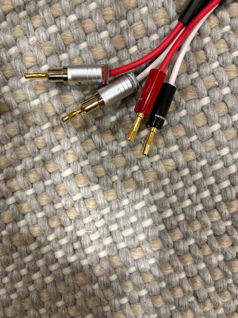 ラックスマン　JPS-100 5m✖️2本 JPB-10バナナ端子✖️4