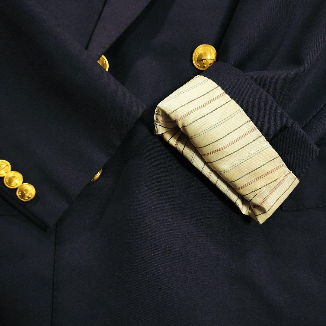 ポロラルフローレン 紺ブレ 金ボタン ダブルブレスト A5 日本製