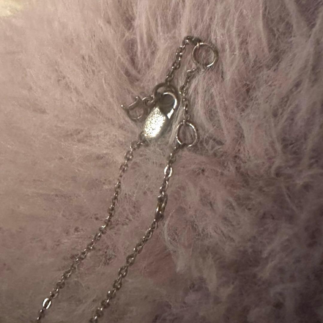 Christian Dior ネックレス シルバー ロゴ トロッター