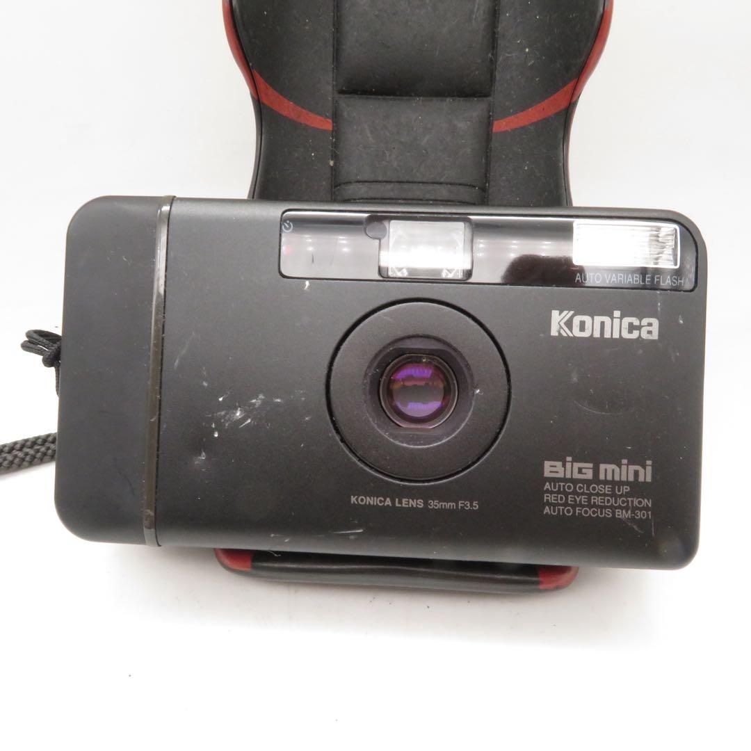 動作確認済み KONICA BiG mini 301 ブラック フィルムカメラ