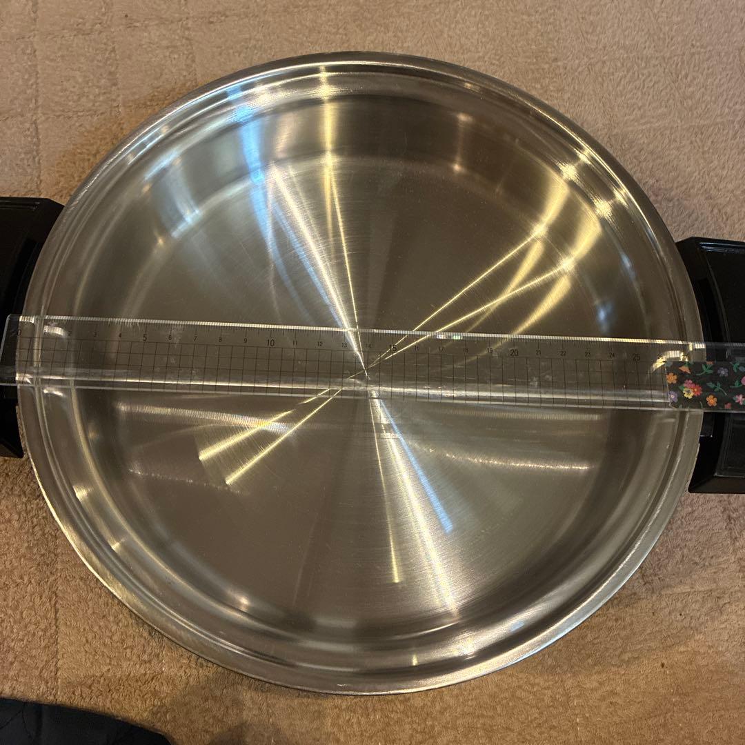 リキッドコア　電気鍋　未使用保管品　蓋なし