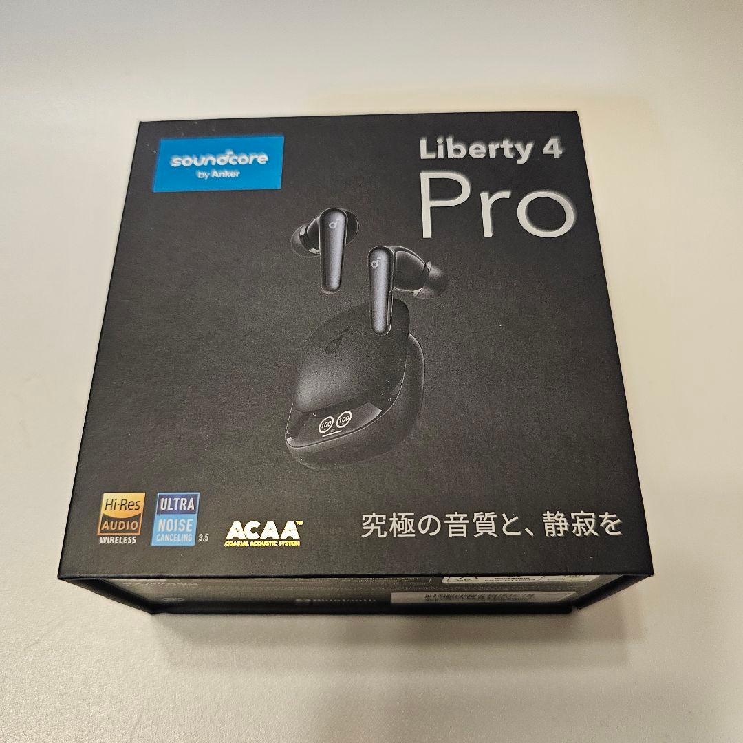 soundcore Liberty 4 Pro ワイヤレスイヤホン【ケース付】