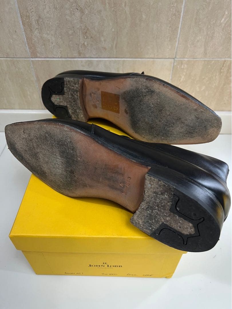 【渋わん】JOHN LOBB ROMSEY ８E BLACK 27㎝