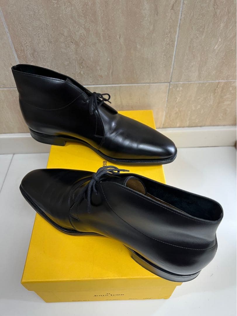 【渋わん】JOHN LOBB ROMSEY ８E BLACK 27㎝