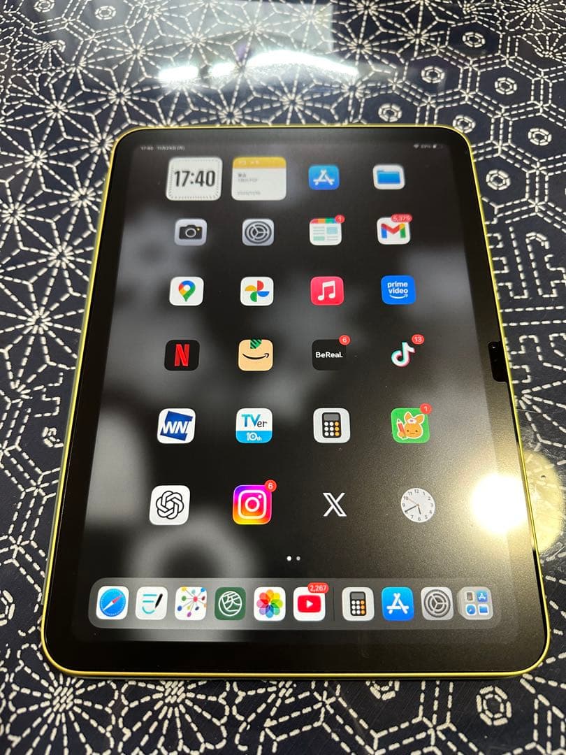 極美品Apple iPad A16 128gb 11月購入