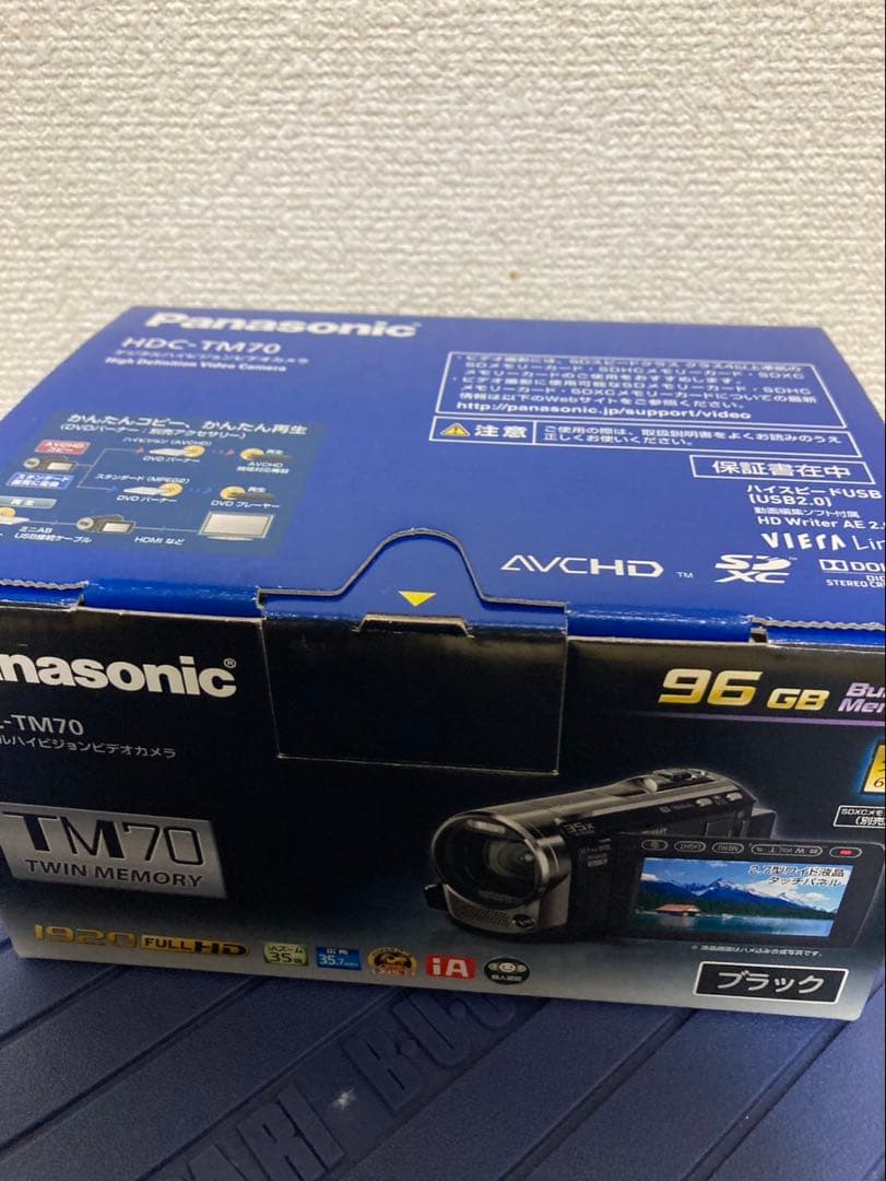 Panasonic デジタルハイビジョンビデオカメラ HDC-TM70