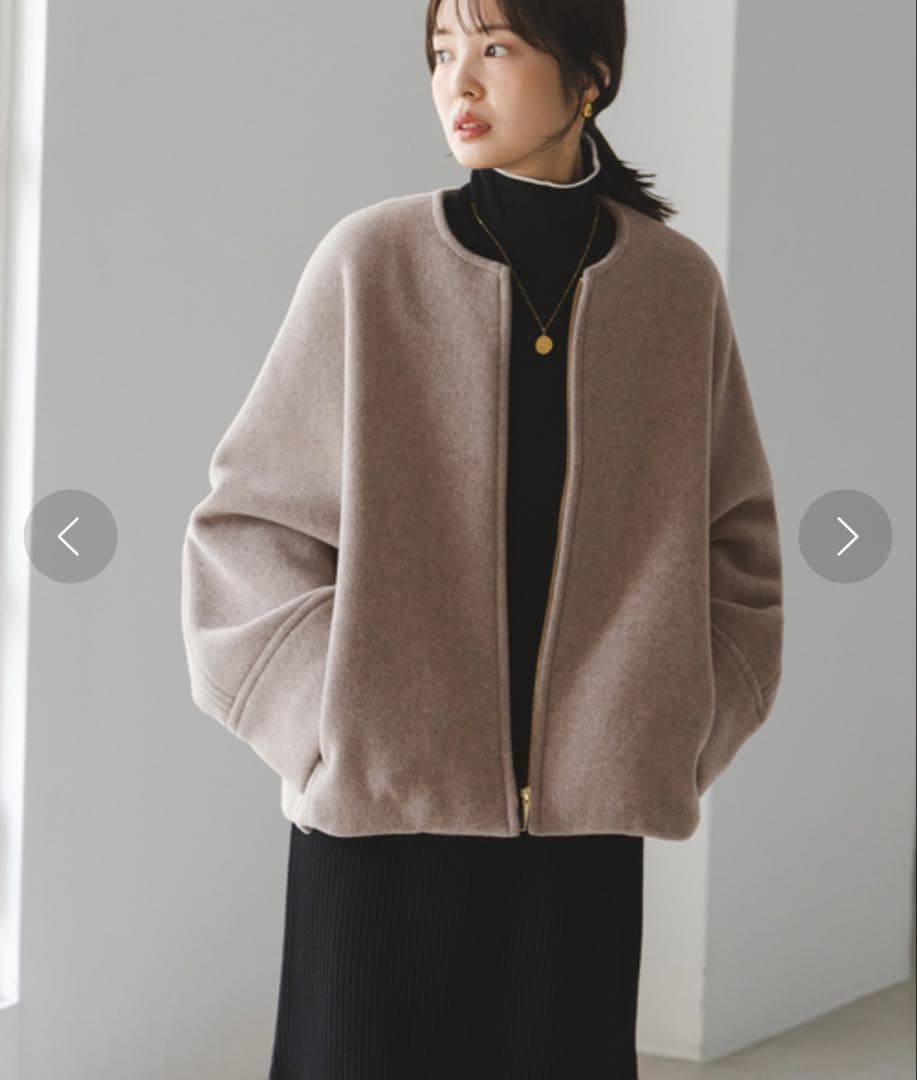 ノーブル　MTRショートケープブルゾン