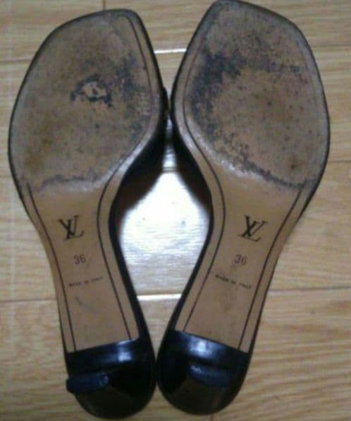 2503　ルイヴィトン　ミュール　ハラコ　23.5　極美品