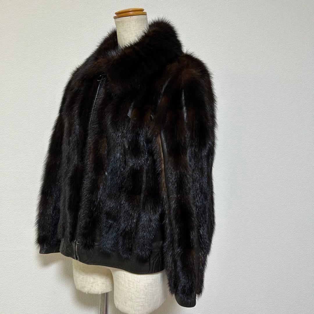 RambultonONWARDランブルトンオンワード　毛皮ミンクレザージャケット