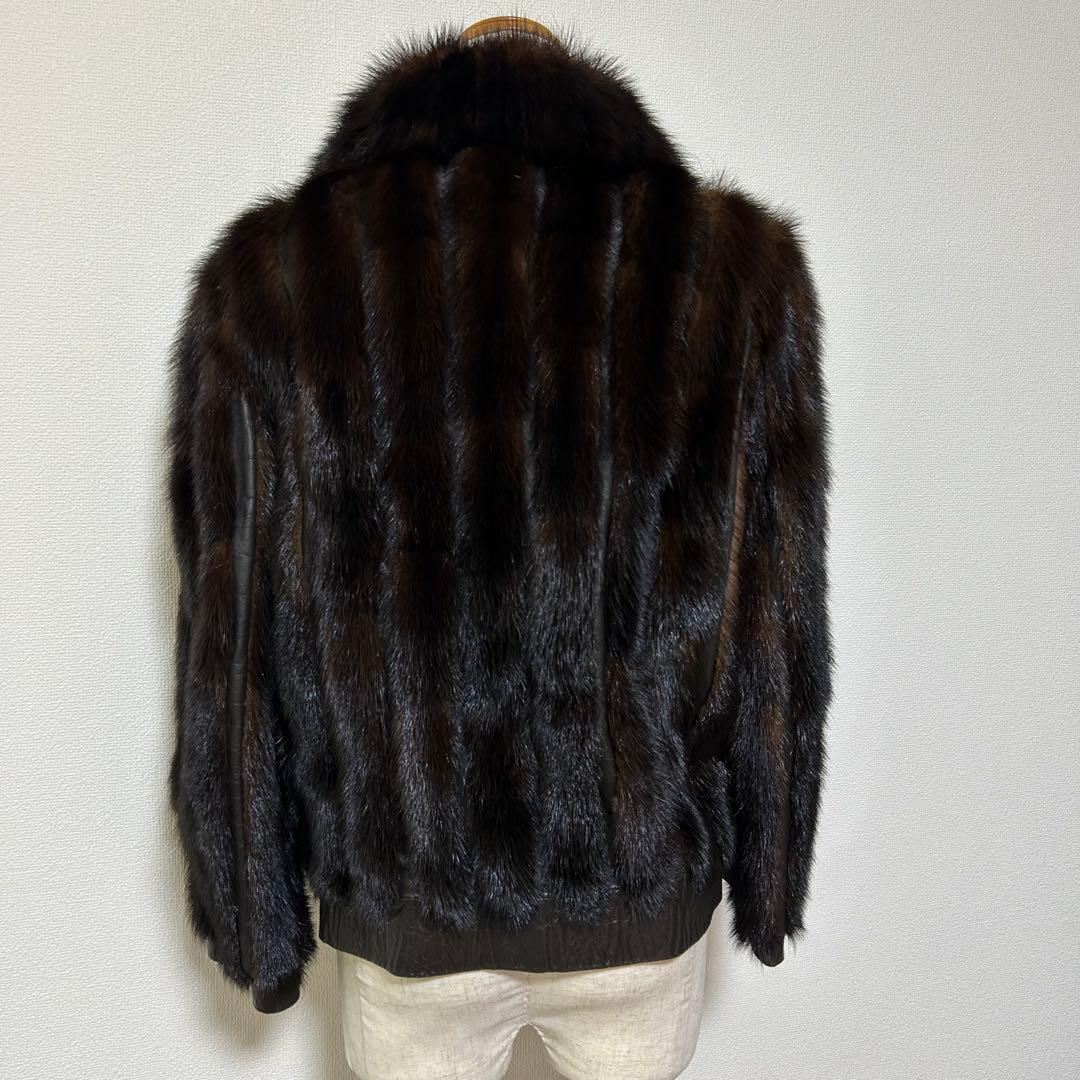 RambultonONWARDランブルトンオンワード　毛皮ミンクレザージャケット
