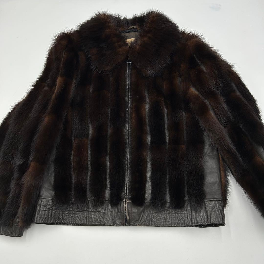 RambultonONWARDランブルトンオンワード　毛皮ミンクレザージャケット