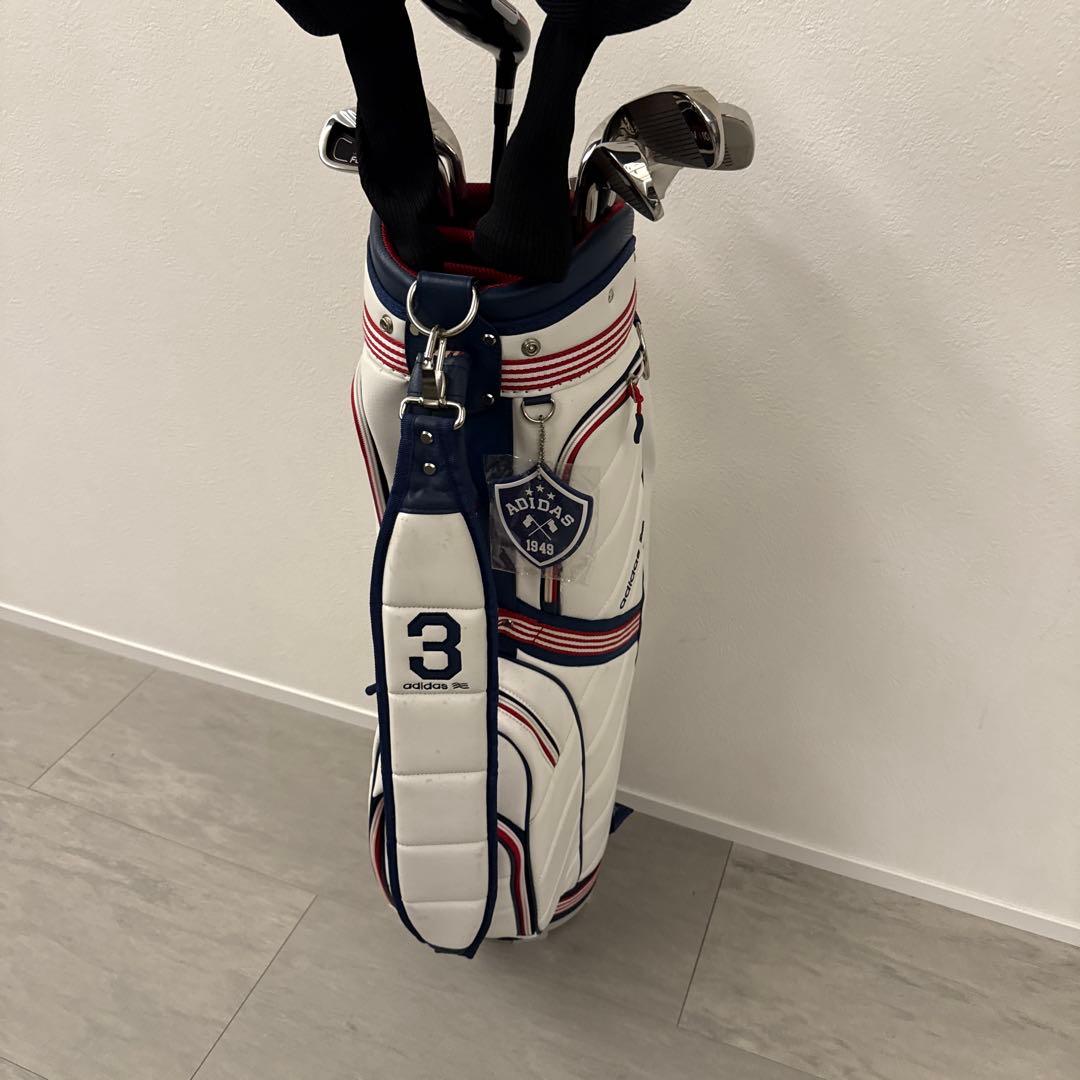新品ワールドイーグル レディースゴルフクラブセット10本アディダスキャディバック