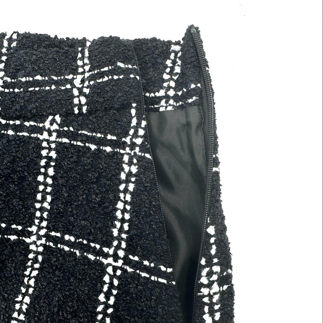 【未使用品】シェリエ sheller 5周年記念 チェック柄Aラインミニスカート