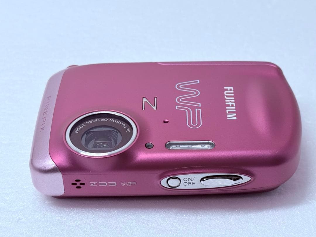 FUJIFILM FINEPIX Z33WPピンク 防水コンパクトデジカメ