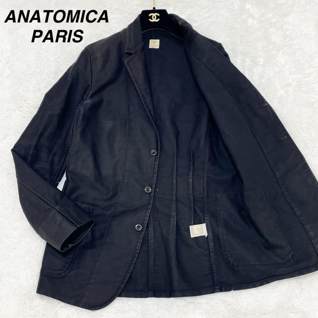 【良品✨】 ANATOMICA テーラードジャケット ブラック コットン L