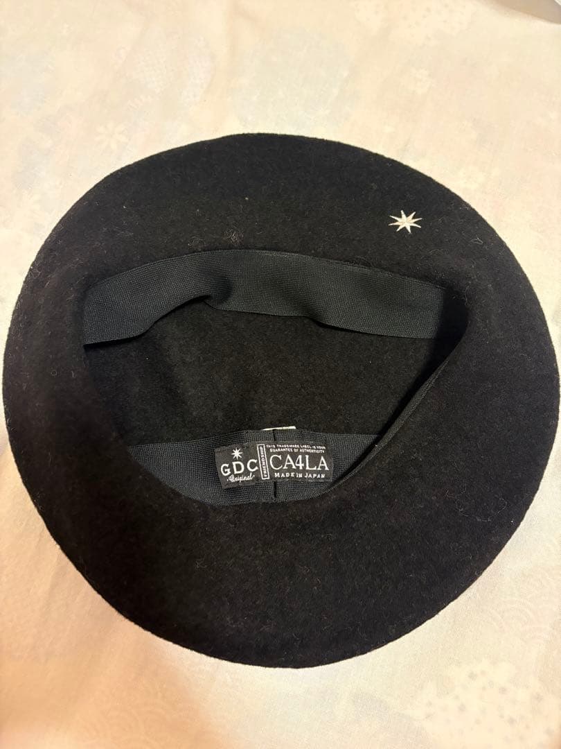 GDC × CA4LA コラボ ベレー帽 ブラック 日本製