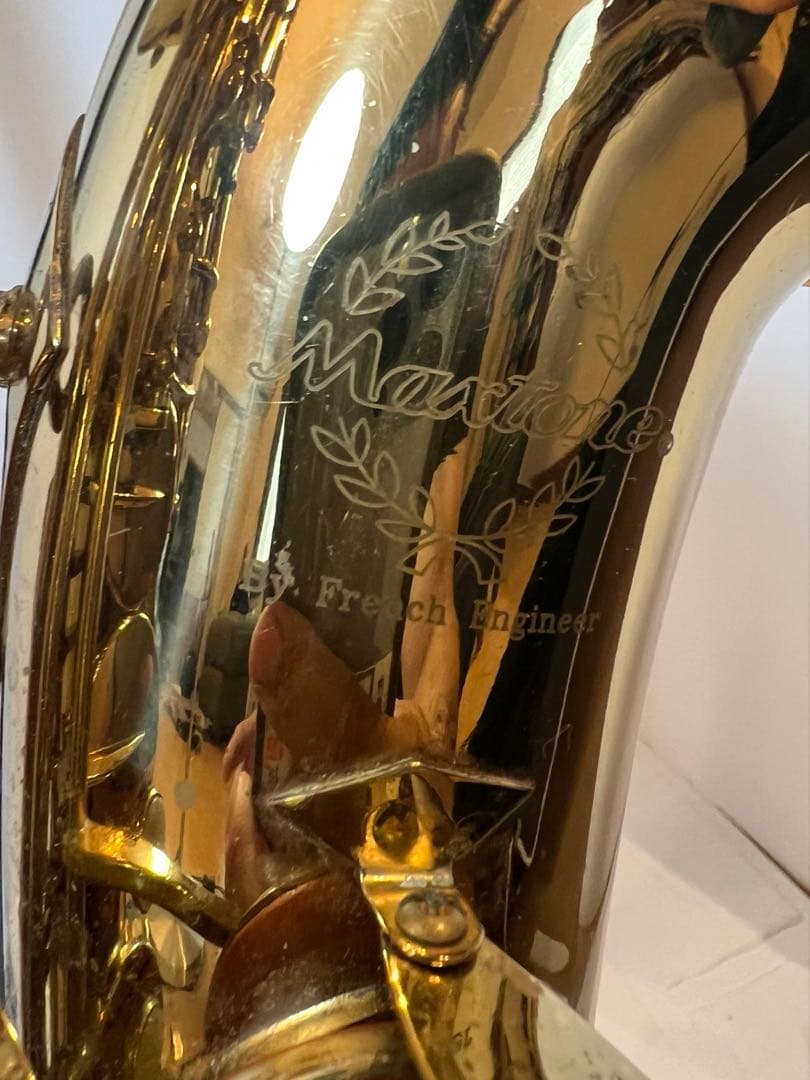 Maxtone マックストーン アルトサックス ゴールドラッカー ケース付き