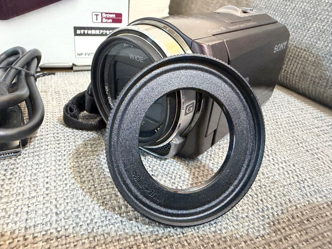 SONY HDR-CX430V ビデオカメラ本体 中古美品　オプションあり