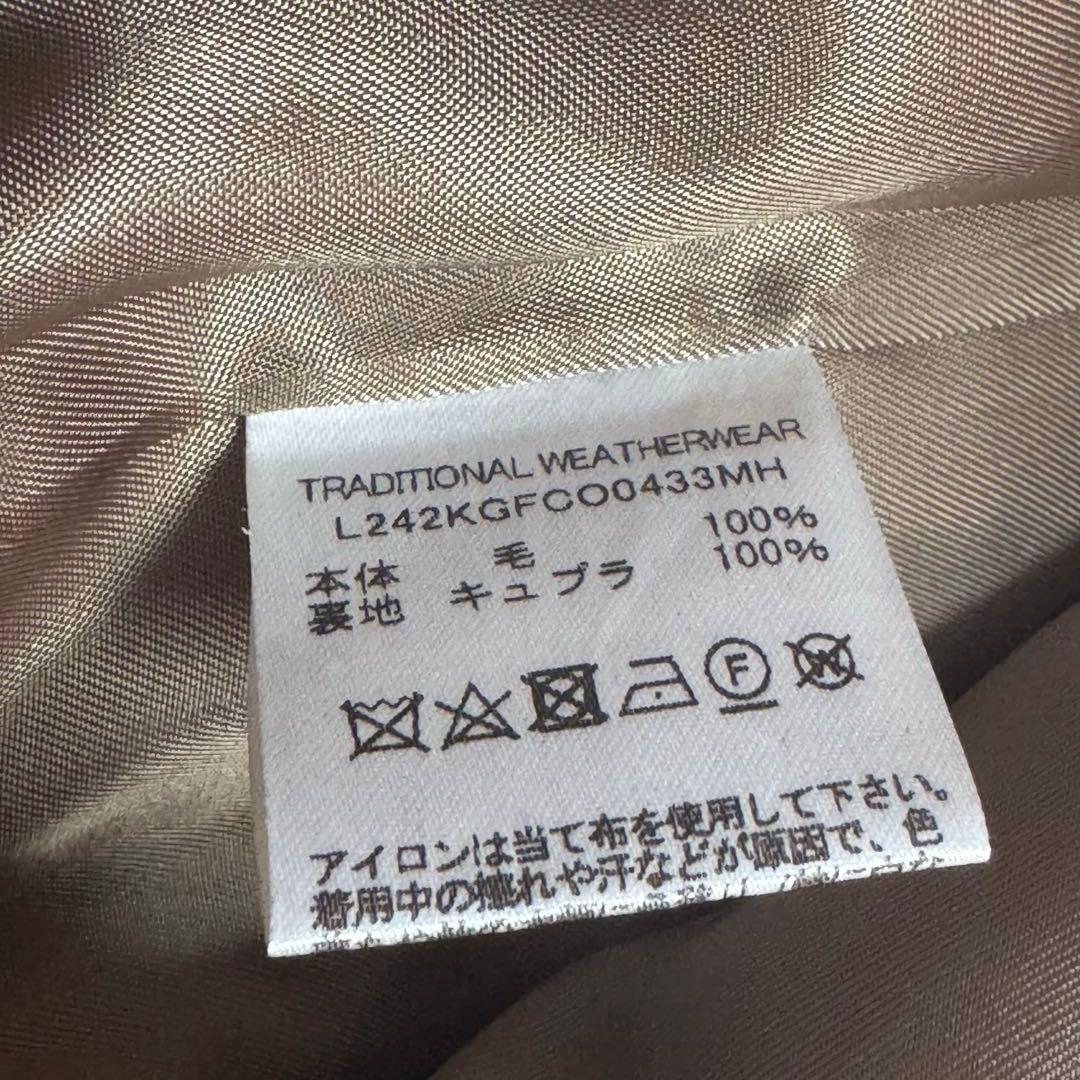 トラディショナルウェザーウェア　バードニー　ウール　コート　テーラードジャケット