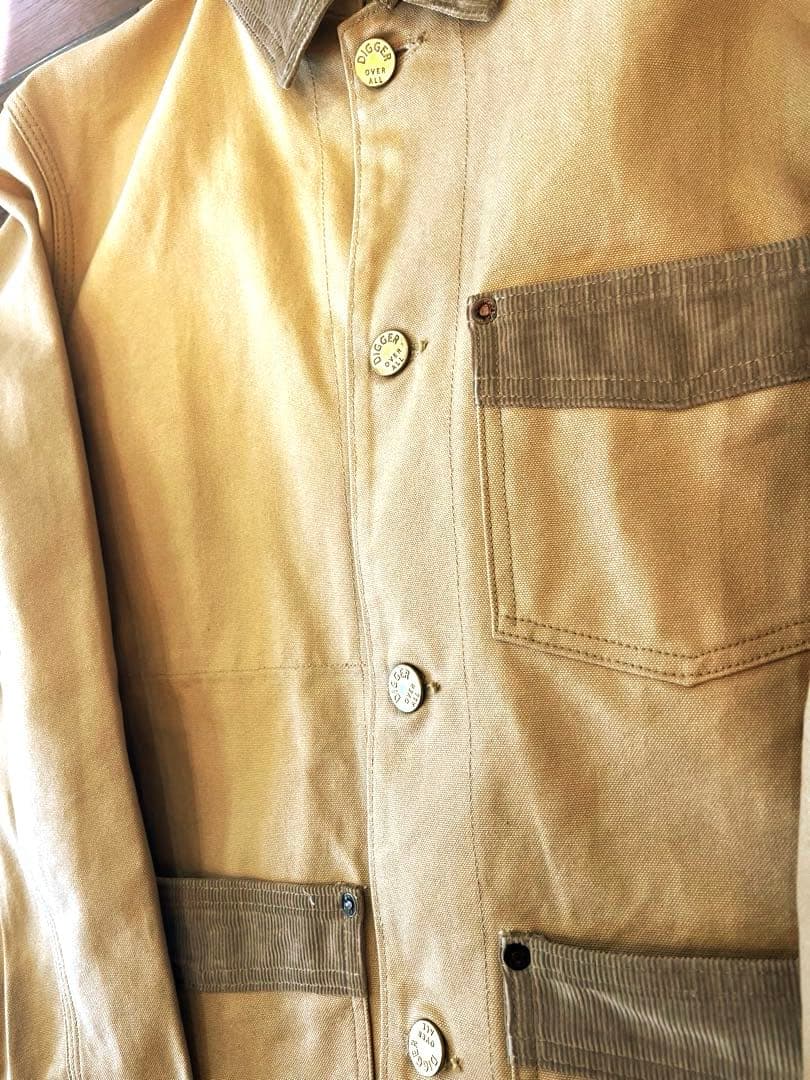 【ウエアハウス】DUCK DIGGER カバーオール 38 ベージュ