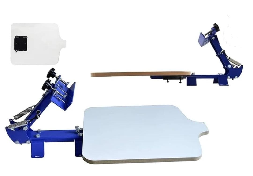 シルクスクリーン印刷機+製版機+用品【値引済】