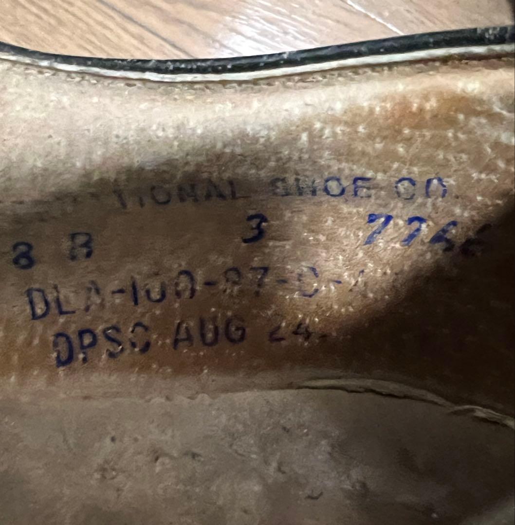 い*ち様 80s U.S.N USNAVY サービスシューズ 8 ミリタリー　軍