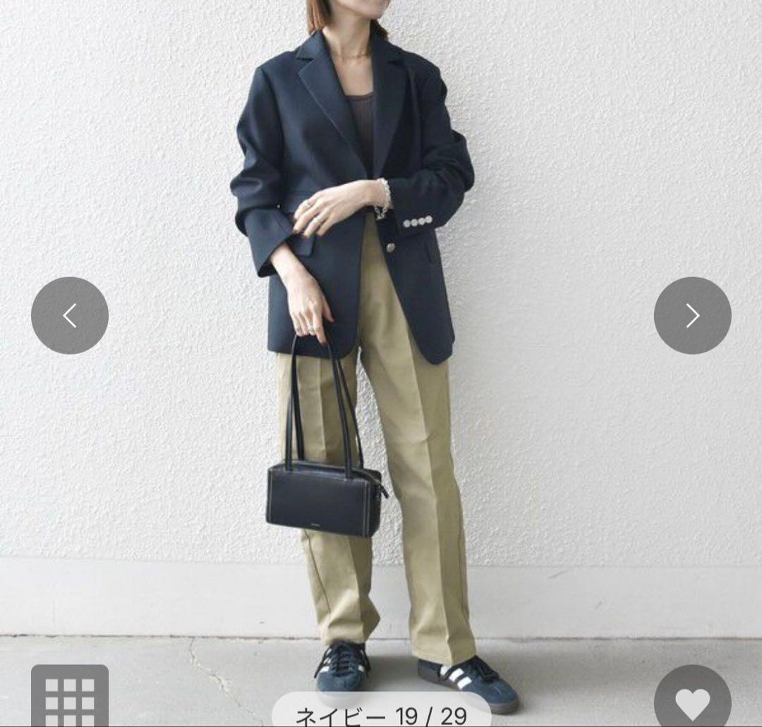 SHIPS any 紺ブレザー シングル