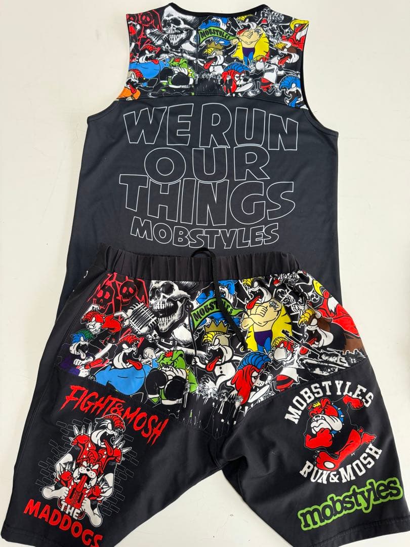 Mobstyles タンクトップとショートパンツ セット