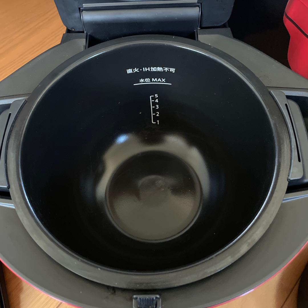 SHARP ヘルシオ ホットクック KN-HW24G-R 一度だけの使用品