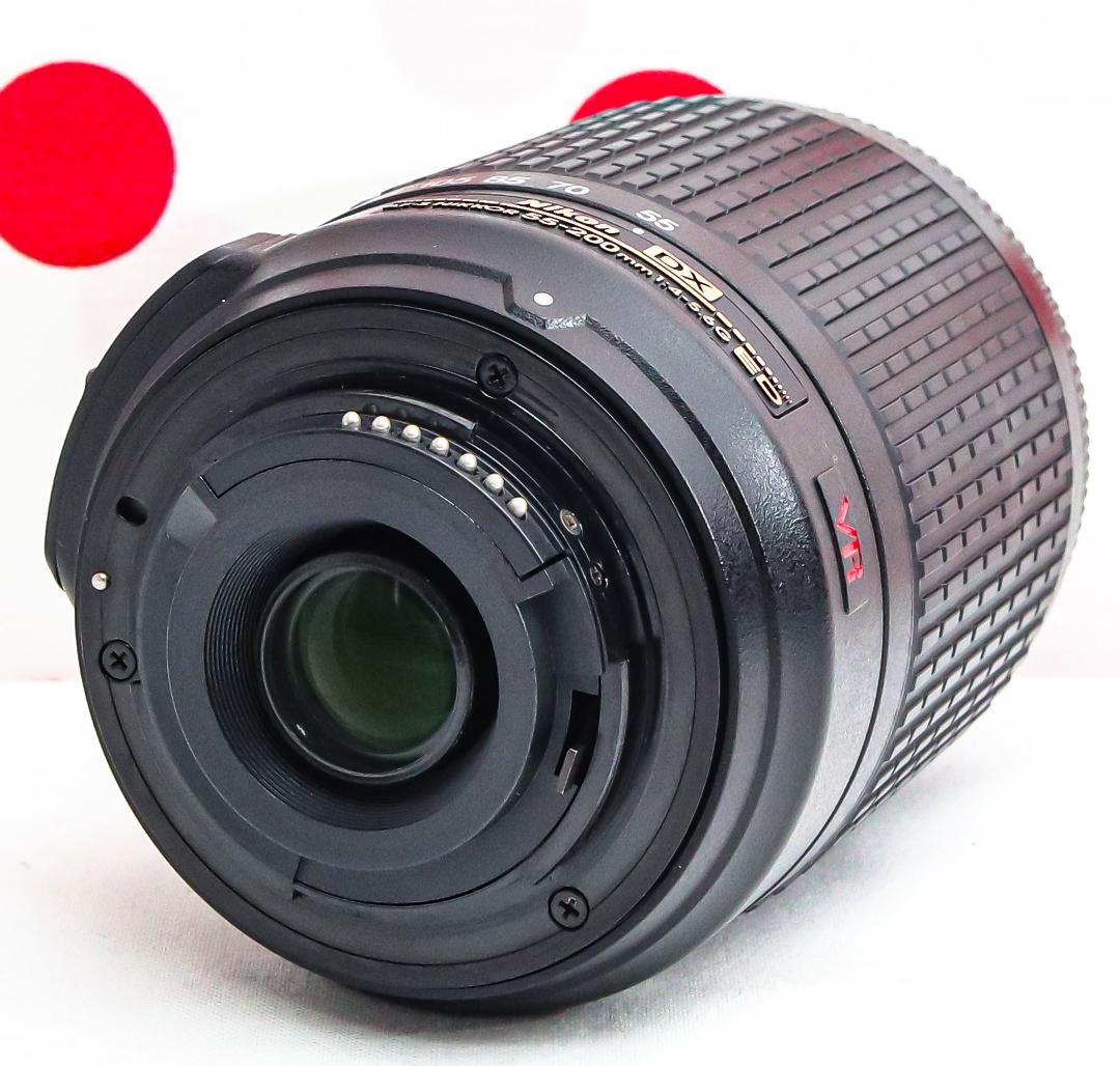 ニコン Nikon AF-S 55-200mm VR❤手振れ補正付き❤望遠レンズ