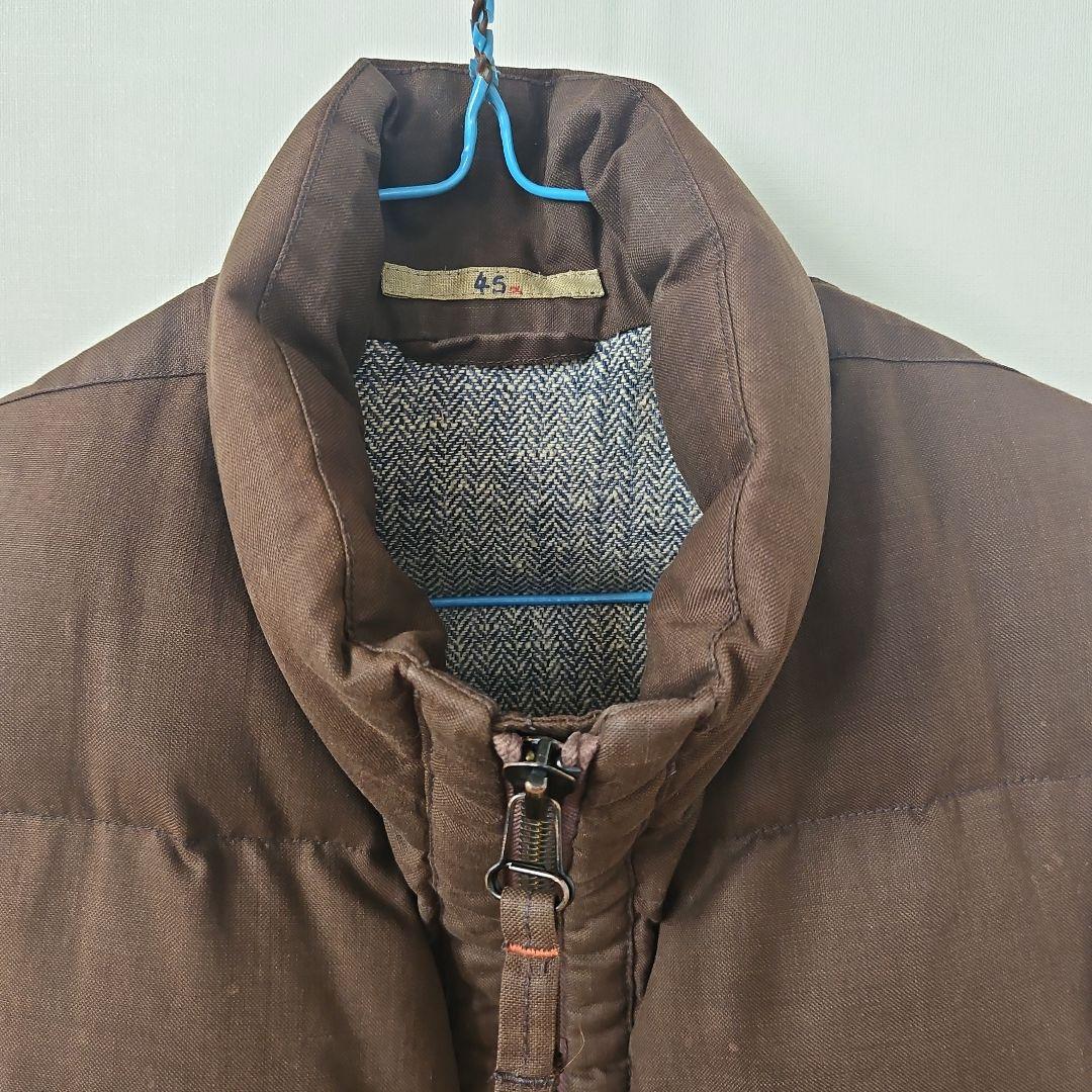 45rpm ダウンベスト brown size3