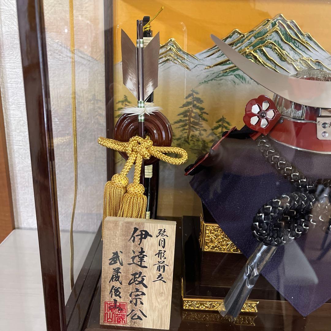 五月人形　兜　伊達政宗　男の子　オルゴール付き