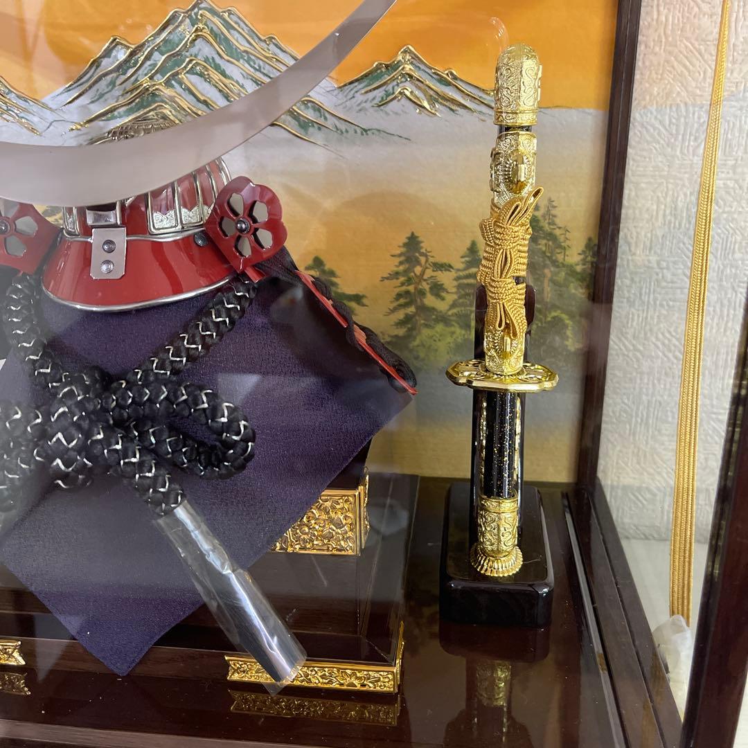 五月人形　兜　伊達政宗　男の子　オルゴール付き