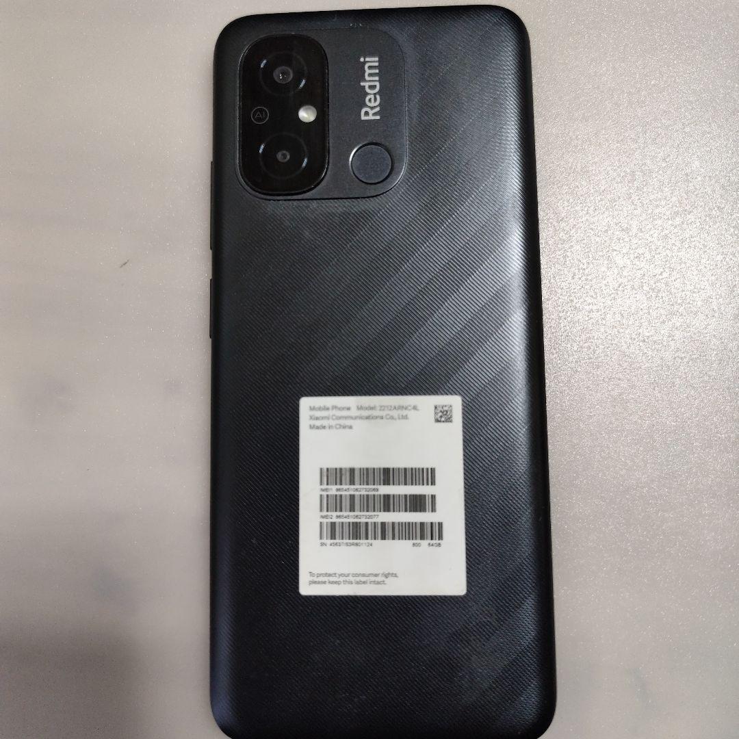 美品　Redmi 12C 6.71インチ ブラック