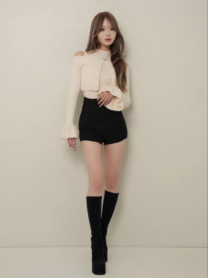 Darich♡美シルエットショートパンツ　　　　(BLK・Free)