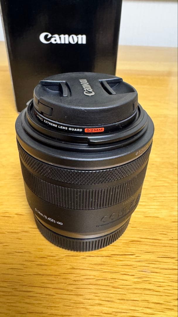 【極美品】Canon RF24mm F1.8 フィルター付 防湿庫　保存状態◎
