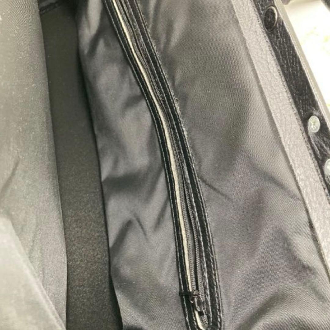 KENZO❗️旅行バッグ大容量ショルダー付きブラックナイロンレザー