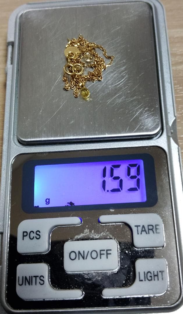 2601113 750 k18 約1.59g sweet pea ネックレス