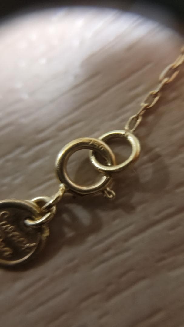 2601113 750 k18 約1.59g sweet pea ネックレス