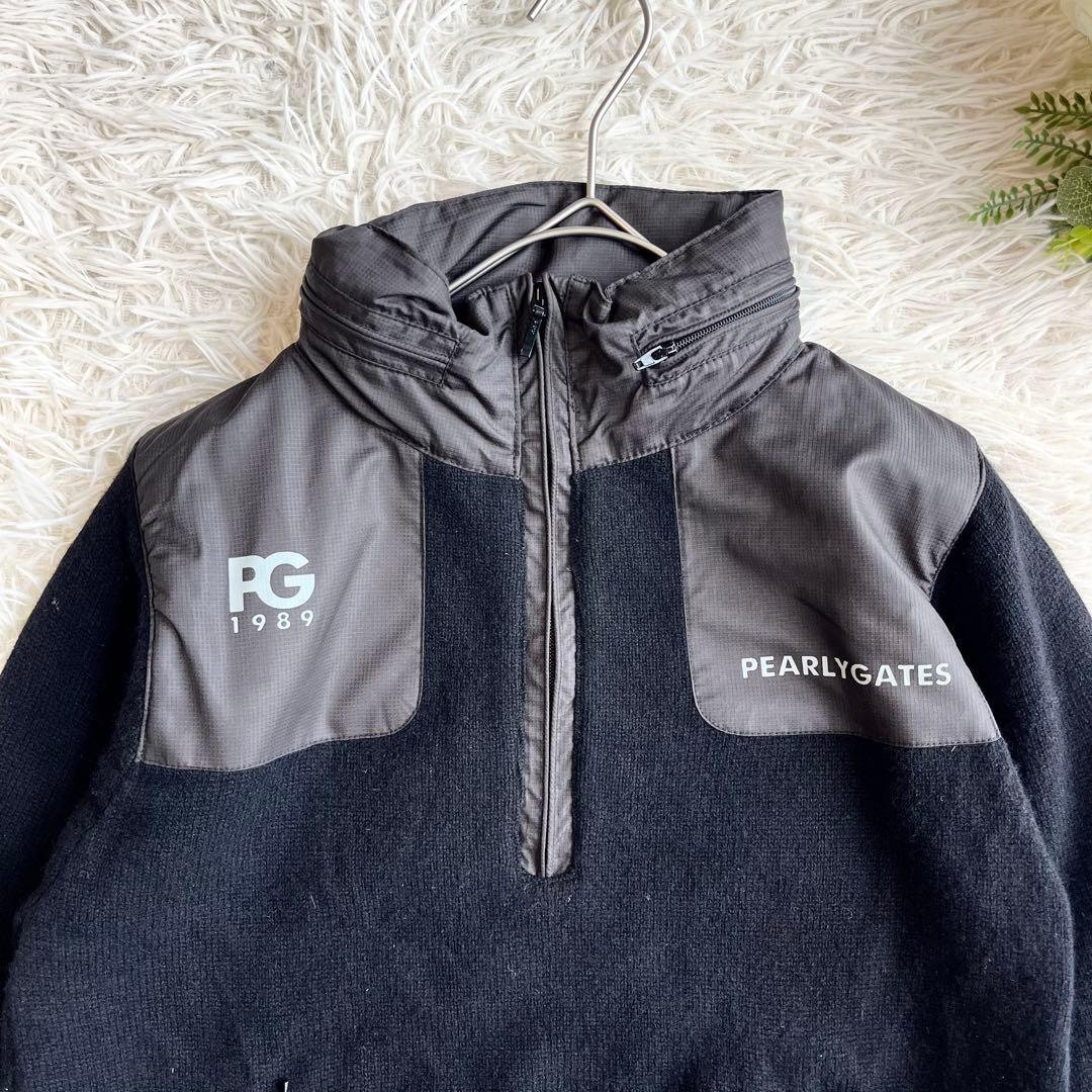 Etsu⭐︎パーリーゲイツ ブルゾン ジャケット フード付き ブラック