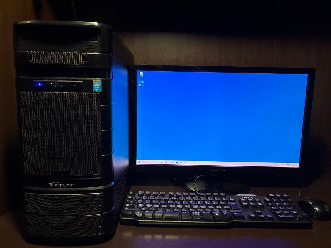 た*し様 マウスコンピューターGtune ゲーミングPC Windows11モニ