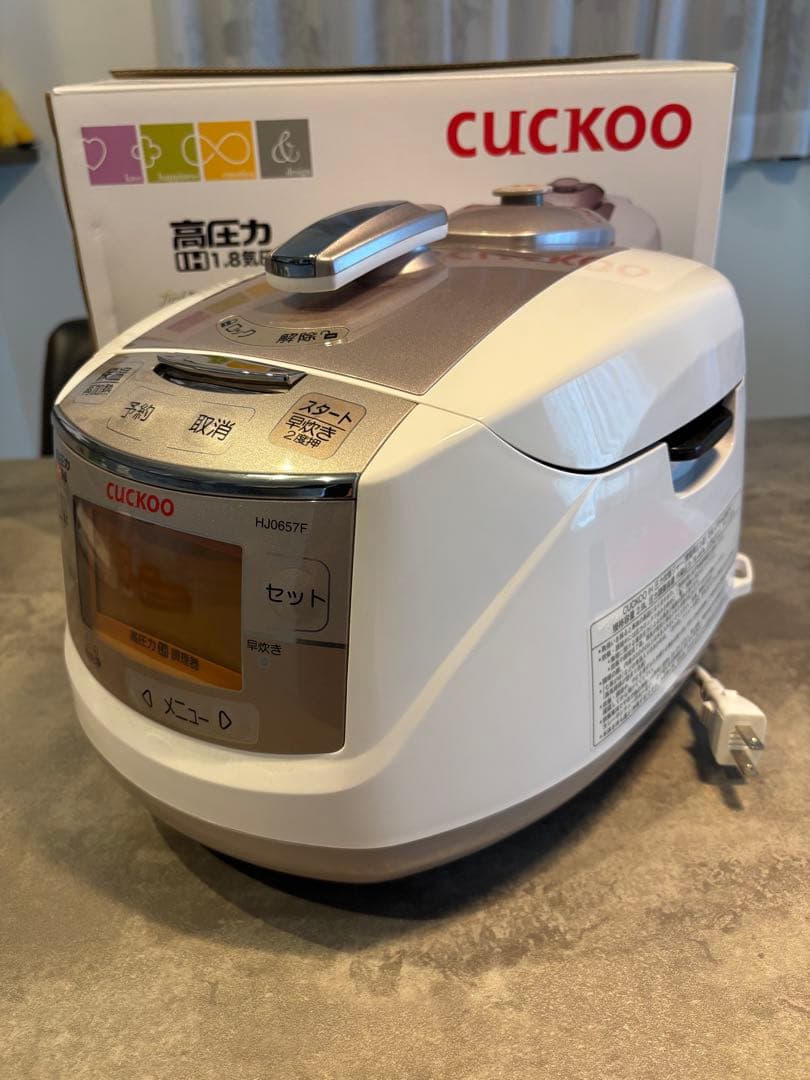 高圧力炊飯調理器 cuckoo 圧力名人 CRP-HJ0657F