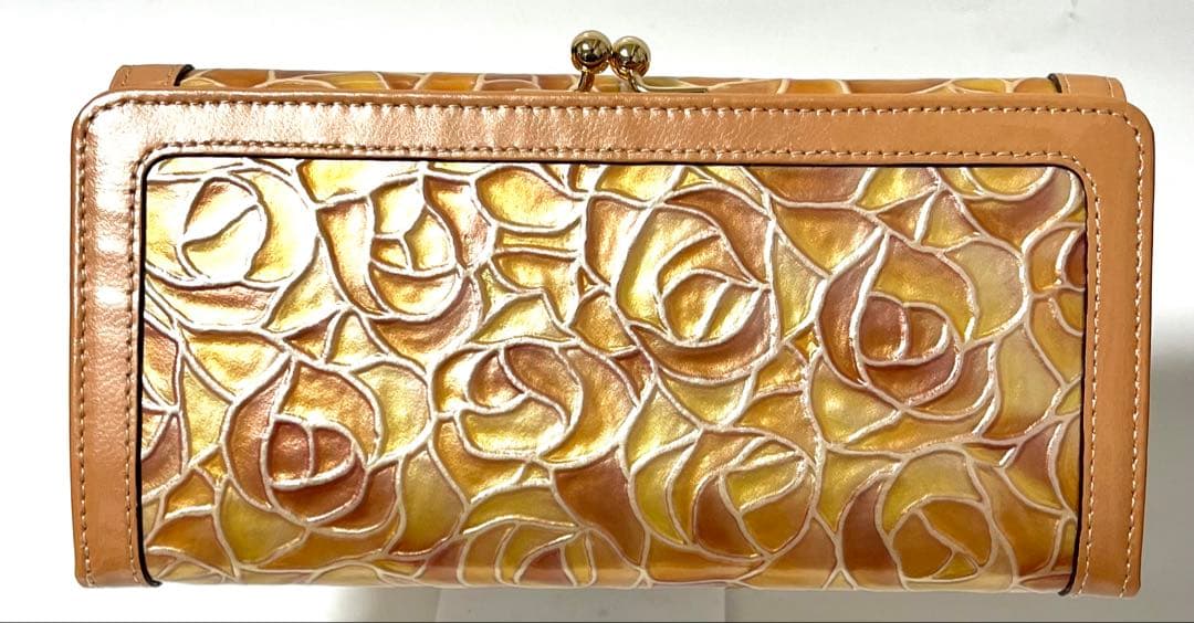 【新品未使用】ANNA SUI 財布 ドルチェ ステンド ピンク がま口 薔薇