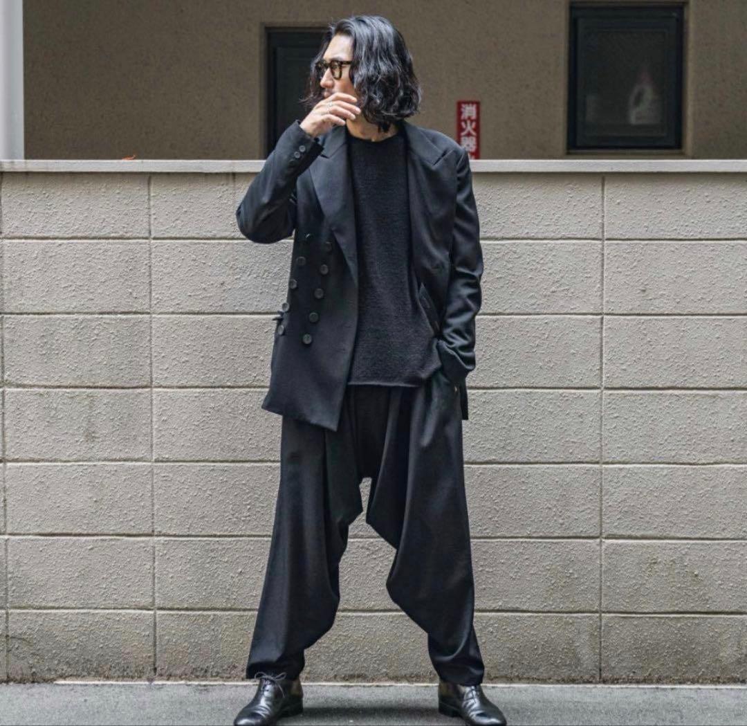 23AW Yohji Yamamoto 内股ドレープパンツ LOOK30