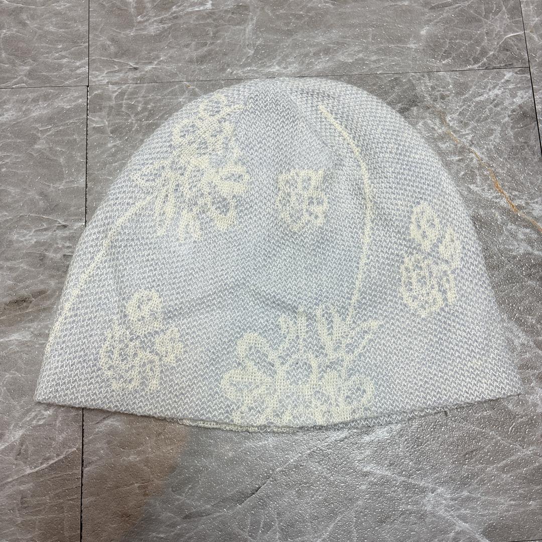 美品 RITSUKOKARITA rich Flower lame beanie